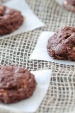 Image of Double Chocolate Snickers Chunk Cookies