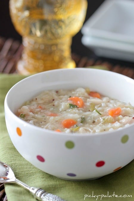 Chicken and Rice Soup - The Forked Spoon