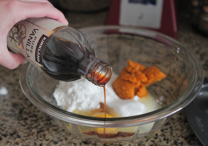 Baked Pumpkin Ice Cream Glazed Donuts