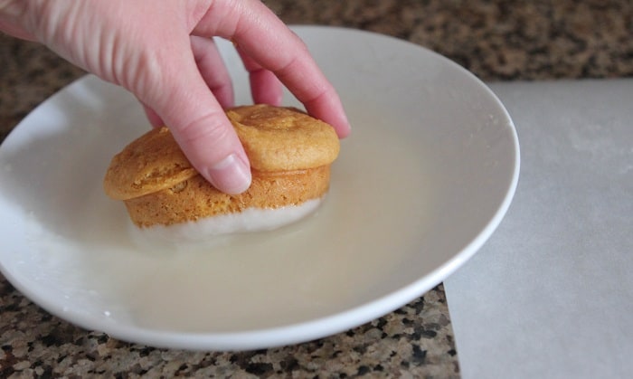 Baked Pumpkin Ice Cream Glazed Donuts