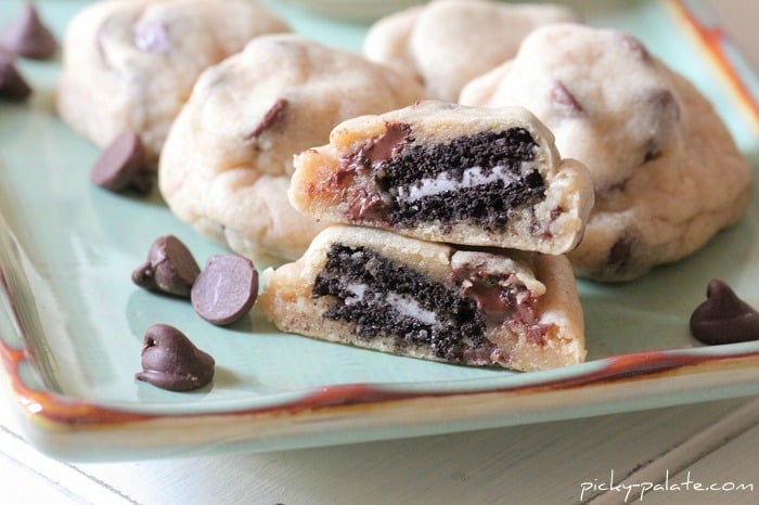 Itty Bitty Oreo Stuffed Chocolate Chip Cookies Best Cookies Recipe