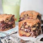 Image of Peppermint Patty Chocolate Chunk Cookie Bars