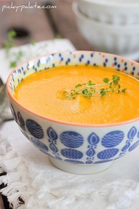 Creamy Carrot Ginger Soup (vegan) – A Simple Palate