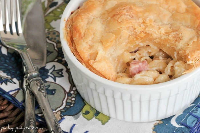 Image of a Gruyere & Ham Mac and Cheese Pot Pie