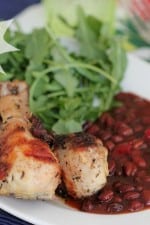 Image of Lemon Herb BBQ Chicken with Sweet Mesquite Beans