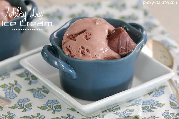 Image of Homemade Milky Way Chocolate Ice Cream