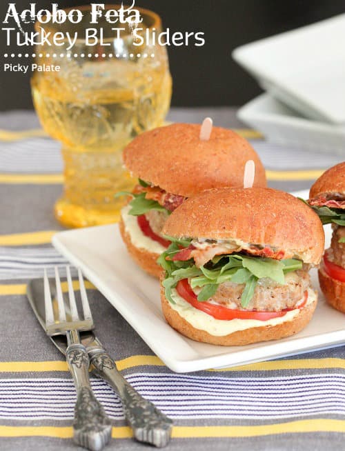 Image of Adobo Feta Turkey BLT Sliders