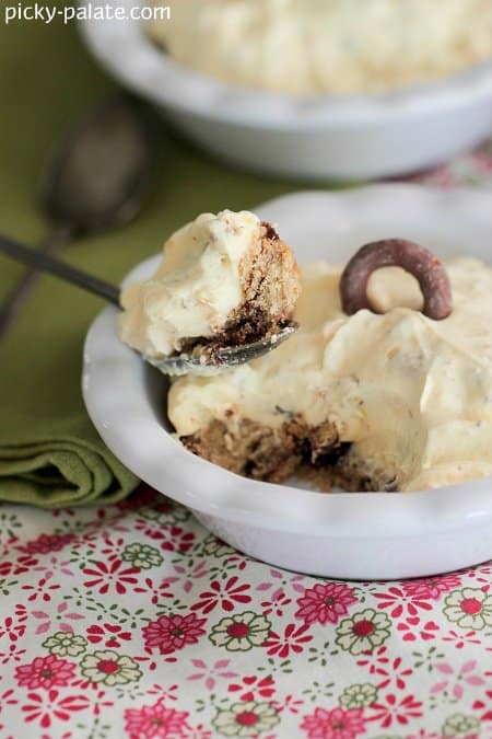 Image of a Cookie Crusted Peanut Butter Pretzel Pie