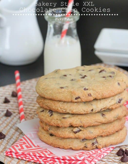 bakery style chocolate chip cookies