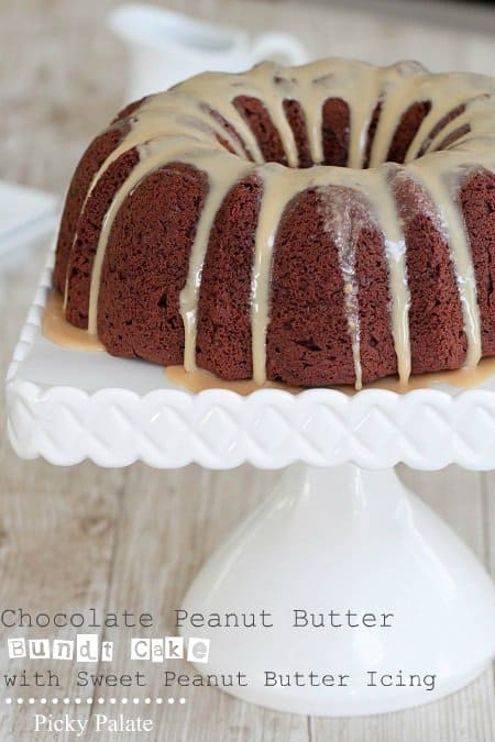 Mini Chocolate Bundt Cakes with Peanut Butter Filling