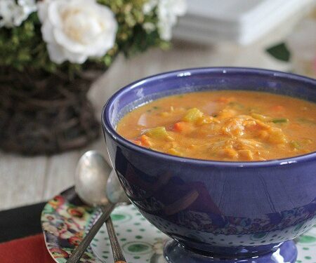 Hearty Chicken Pumpkin Soup Picky Palate Homemade Chicken Soup