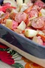 Image of Baked Sausage and Potatoes