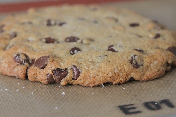 salted chocolate chip cookies