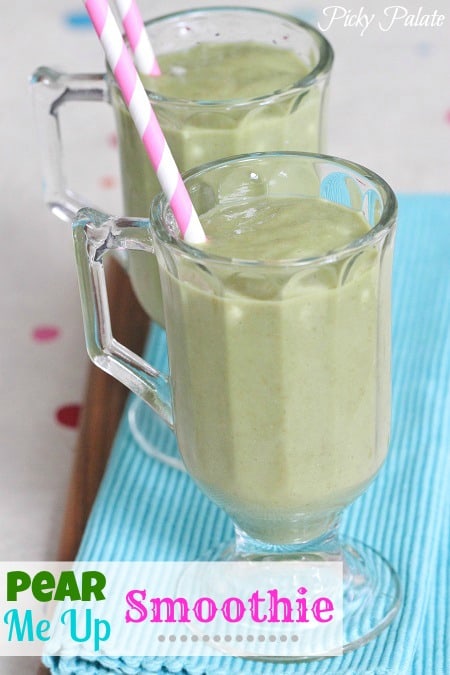 Pear Breakfast Smoothie - Picky Palate - Healthy Breakfast Smoothies!