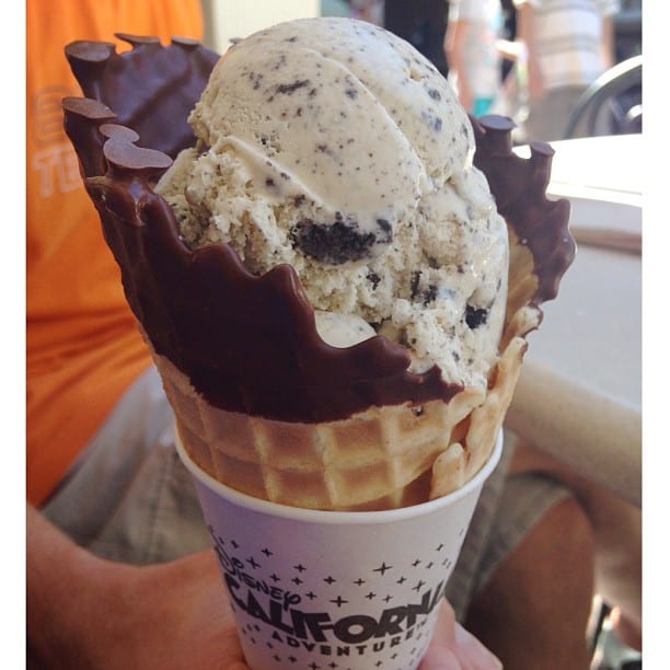 Cookies and Cream Waffle Cone
