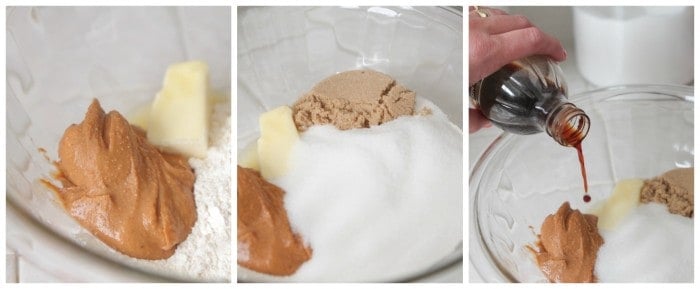 Masa para galletas de mantequilla de maní