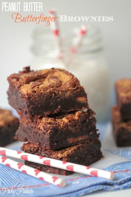 butterfinger brownies