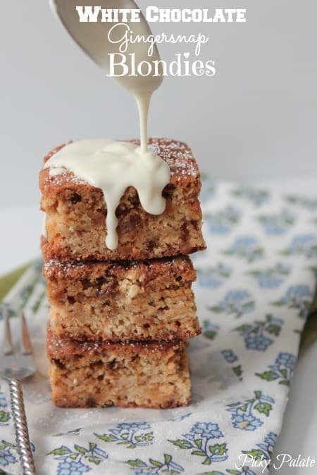 chocolate chip blondies