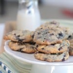 Maple and Blueberry Pancake White Chocolate Chip Cookies
