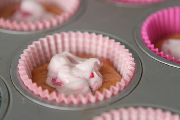 Raspberry and Cream Swirled Pumpkin Muffins-9