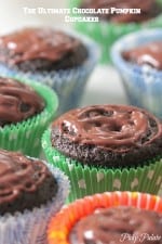 The Ultimate Chocolate Pumpkin Cupcakes