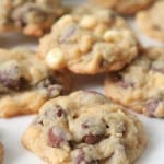 Hershey Kiss Peppermint Chocolate Chip Cookies