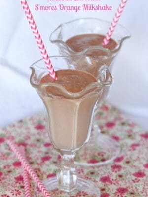 Hazelnut Chocolate S'mores Orange Milkshake 1