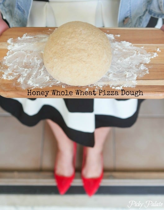 Honey Whole Wheat Pizza Dough Recipe by Picky Palate