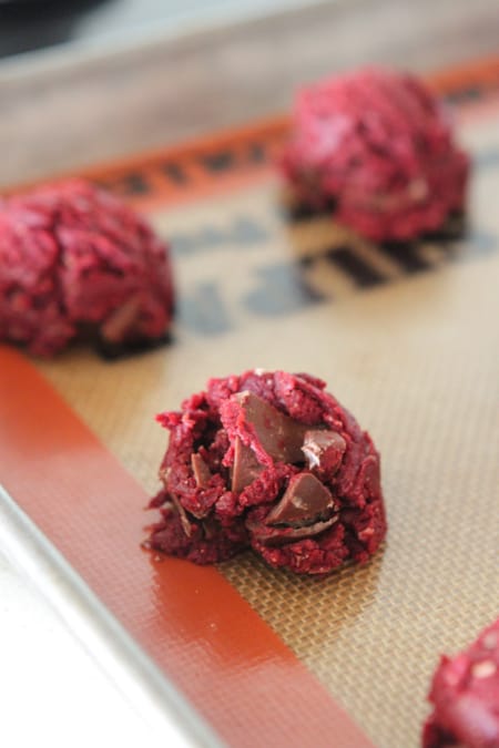 Red Velvet Cake Mix Cookies