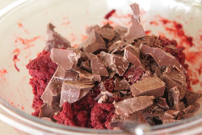 Red Velvet Cake Mix Cookies