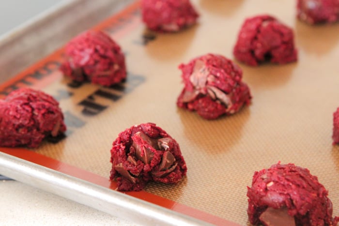 Red Velvet Cake Mix Cookies