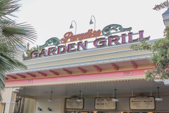 Paradise Garden Grill California Adventure