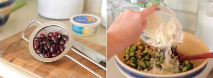 olives and feta