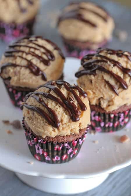 cookie dough cupcakes