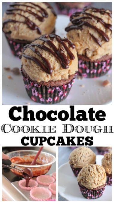 cookie dough cupcakes
