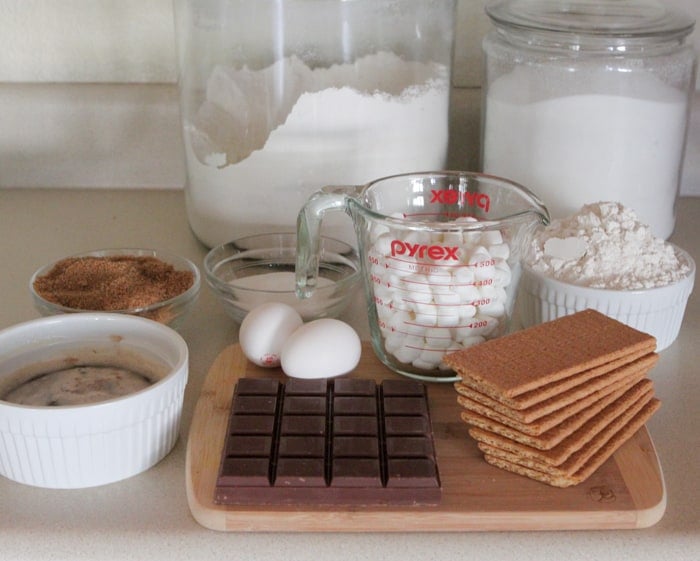 Brown Butter Chocolate Chunk S'mores Cookie Recipe-1