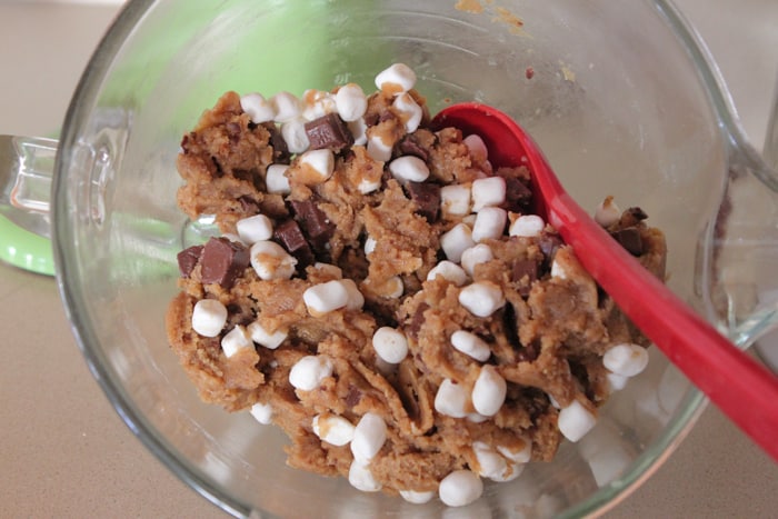 Brown Butter Chocolate Chunk S'mores Cookie Recipe