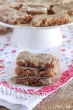 Cinnamon Roll Banana Bread Sheet Cake Recipe
