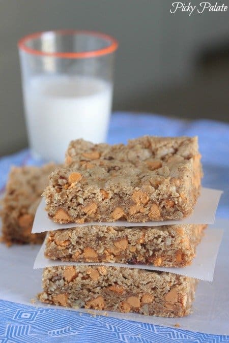 Butterscotch Oatmeal Brown Butter Cookie Bars