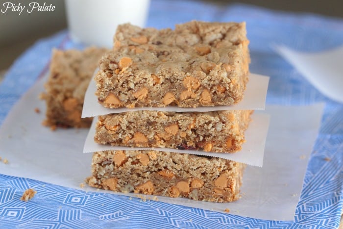 Butterscotch Oatmeal Brown Butter Cookie Bars