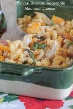 Chicken Roasted Vegetable Mac and Cheese