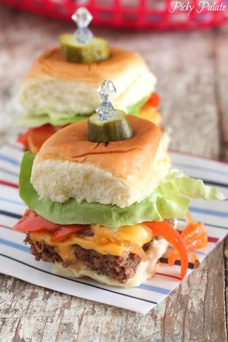 Baked hamburgers