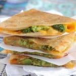 Image of Tuscan Broccoli and Cheese Quesadilla