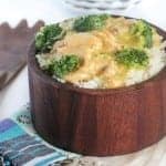 Creamy Crockpot Chicken and Broccoli over Rice