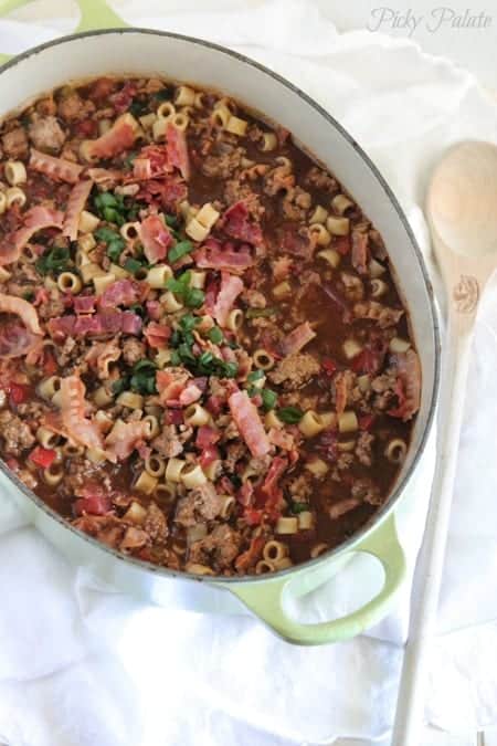 Turkey Bacon Chili Mac