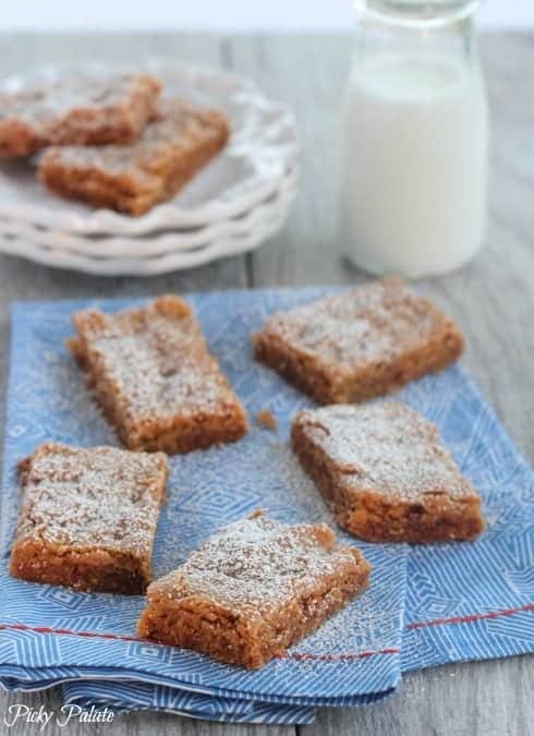 Soft Gingersnap Cake Bars