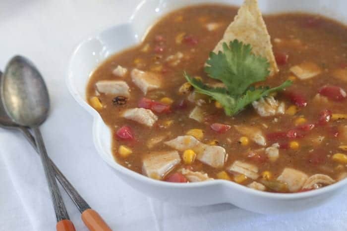 Chunky Chicken Enchilada Soup | Homemade Chicken Soup Recipe