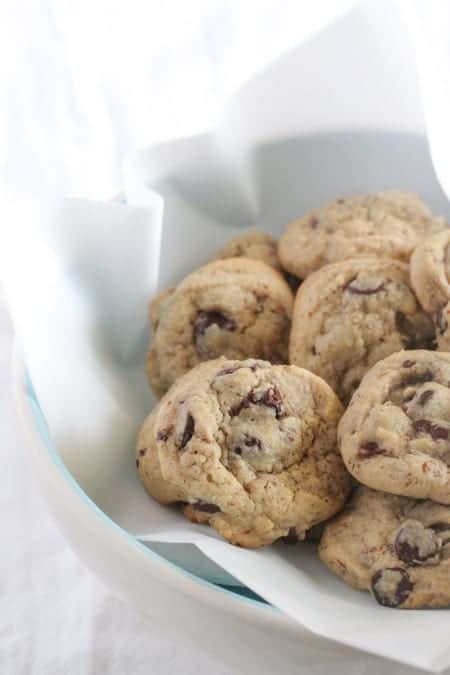 Healthier Mini Chocolate Chip Cookies