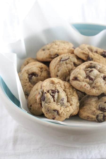 Healthy Mini Chocolate Chip Cookies | Easy Homemade Cookies Recipe