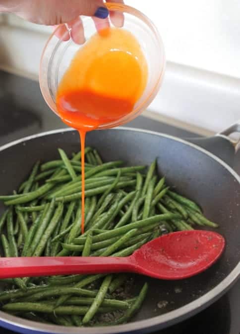 Spicy Sweet Green Beans Recipe